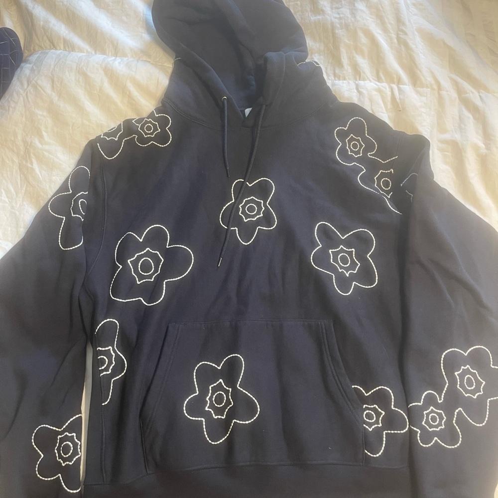 Mens Navy Blue Hoodie